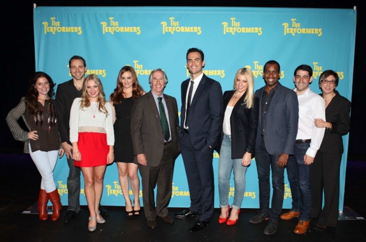 Photo Coverage: Alicia Silverstone, Cheyenne Jackson and Cast of THE PERFORMERS Meets the Press! Image