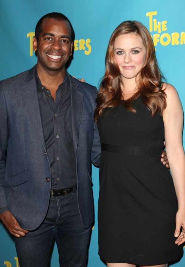  Daniel Breaker and actress Alicia Silverstone Photo