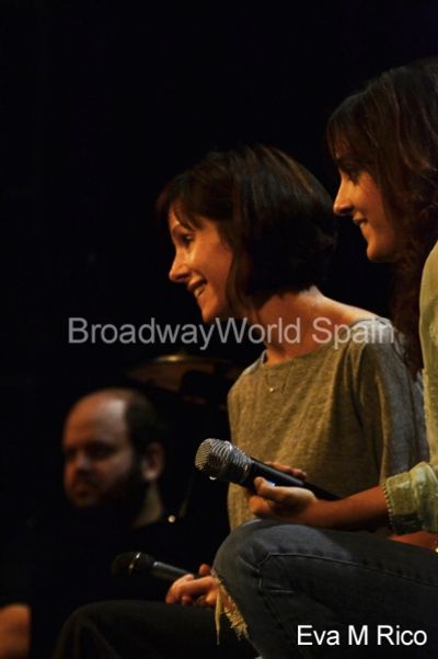 CÃ©sar Belda, Susan Egan y Laura Enrech Photo