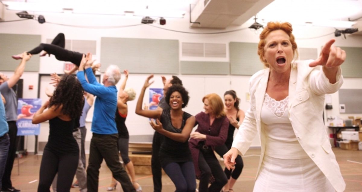  Carolee Carmello with ensemble cast at 