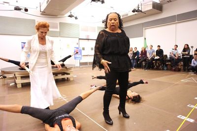  Carolee Carmello and actress Roz Ryan with ensemble cast  Photo