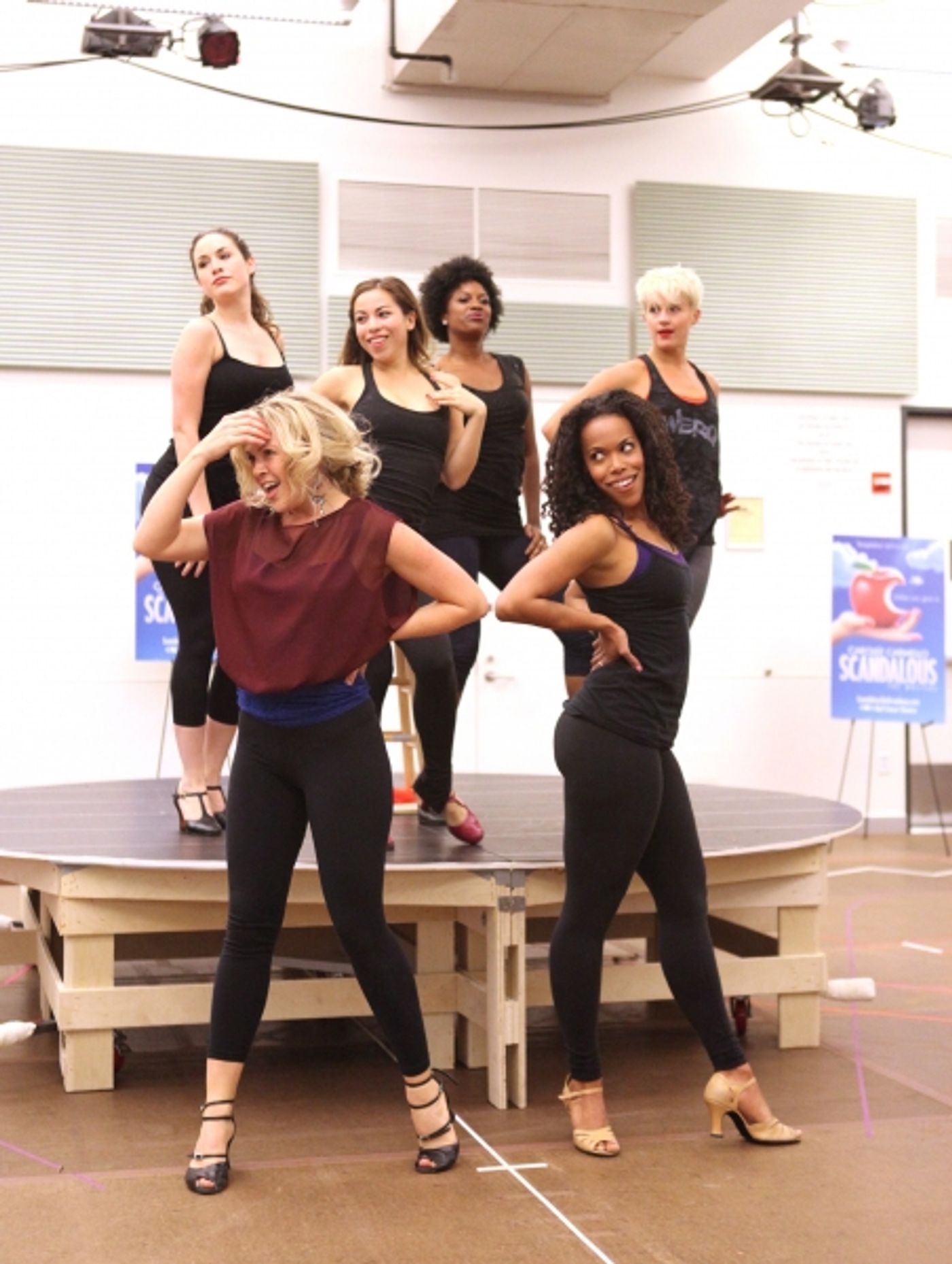 Photo Coverage: In Rehearsal with the Cast of SCANDALOUS! Photo Coverage: In Rehearsal with the Cast of SCANDALOUS! Image