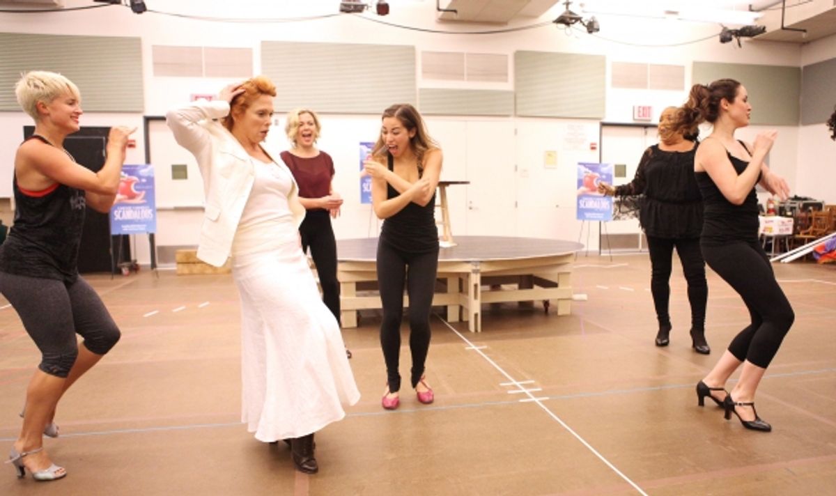  Carolee Carmello with ensemble cast  at 