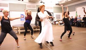 Carolee Carmello and actress Roz Ryan with ensemble cast @ BroadwayWorld Carolee Carmello and actress Roz Ryan with ensemble cast Photo