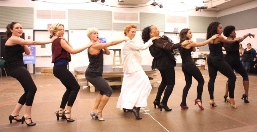 Photo Coverage: In Rehearsal with the Cast of SCANDALOUS! Image