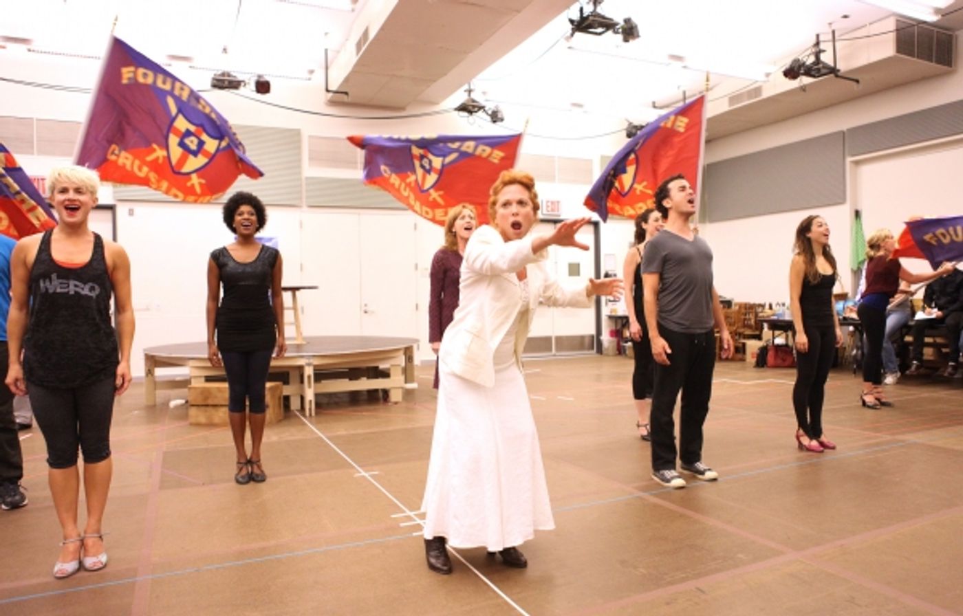 Photo Coverage: In Rehearsal with the Cast of SCANDALOUS! Photo Coverage: In Rehearsal with the Cast of SCANDALOUS! Image