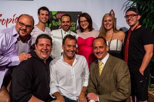 Kevin Beebee, Benefit Producer; J. Jason Daunter, Benefit Artistic Director; Frank Conway, BC/EFA; Steve Quinn, Company Manager Wicked Tour; Stage Managers Rolando Linares and Molly Braverman along with Austin Sarti, Adam Moser, and Alex Rehberger @ BroadwayWorld Kevin Beebee, Benefit Producer; J. Jason Daunter, Benefit Artistic Director; Frank C Photo