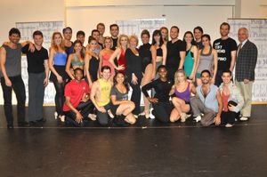  Mitzi Hamilton, Mark S. Hoebee and the cast of A Chorus Line-Ashley Arcement, Carlei Photo