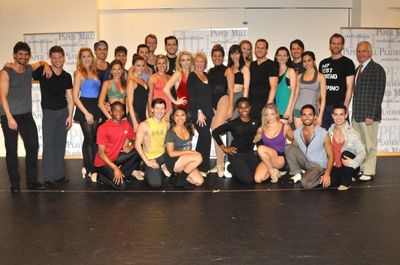  Mitzi Hamilton, Mark S. Hoebee and the cast of A Chorus Line-Ashley Arcement, Carlei Photo