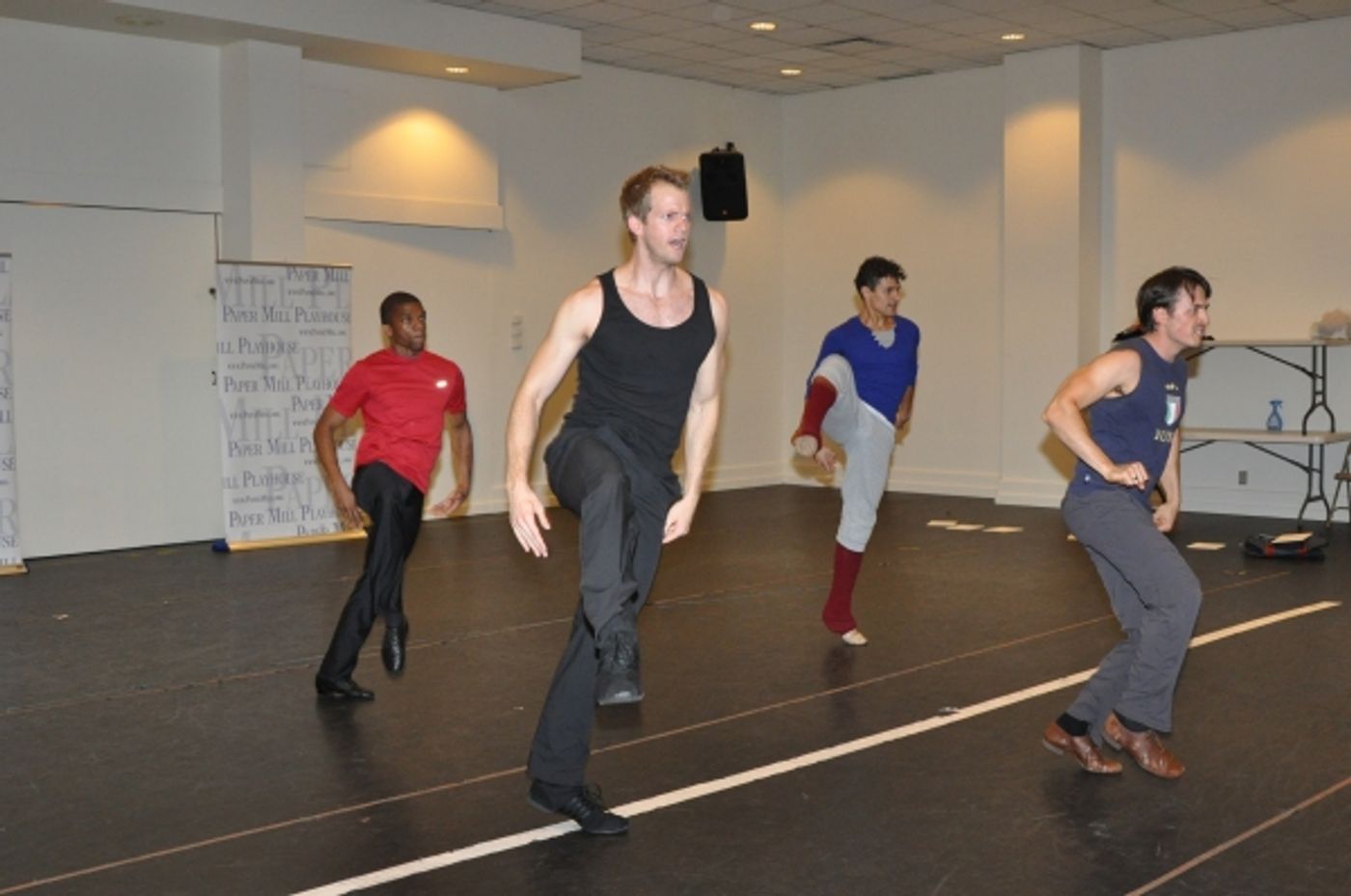 Photo Coverage: Paper Mill Playhouse's A CHORUS LINE Cast Meets the Press!  Image