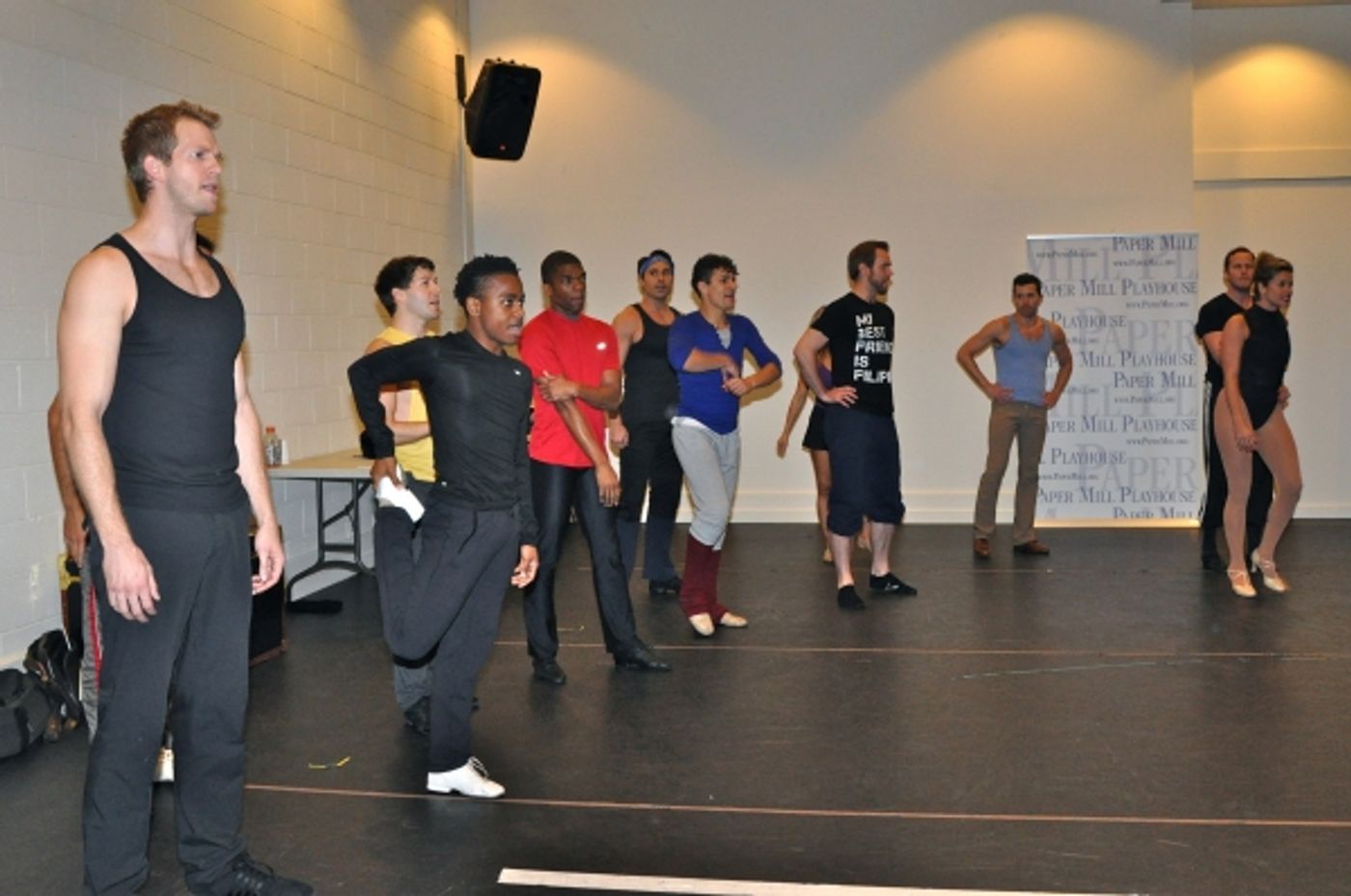 Photo Coverage: Paper Mill Playhouse's A CHORUS LINE Cast Meets the Press!  Image