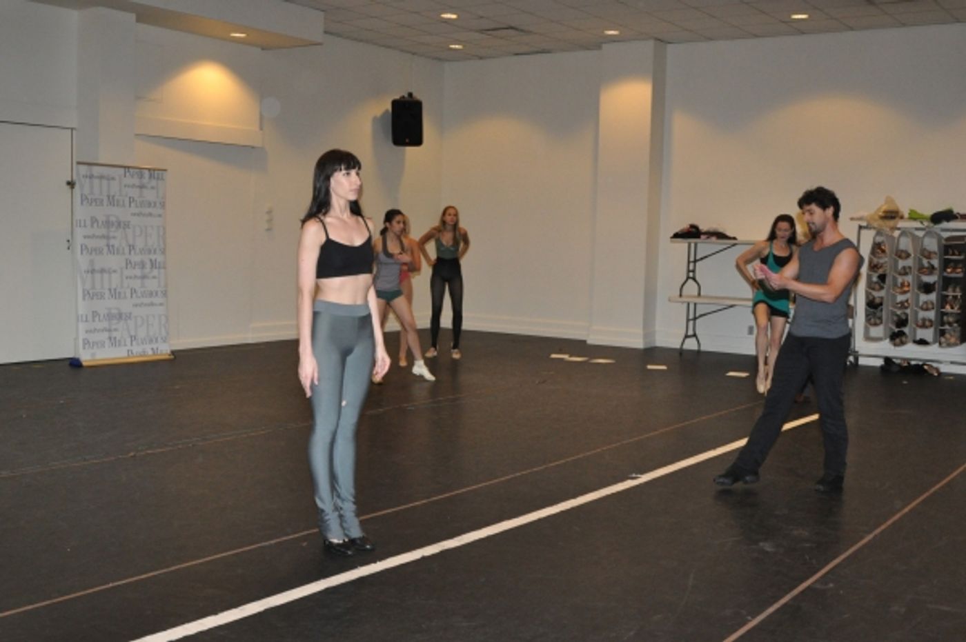 Photo Coverage: Paper Mill Playhouse's A CHORUS LINE Cast Meets the Press!  Image