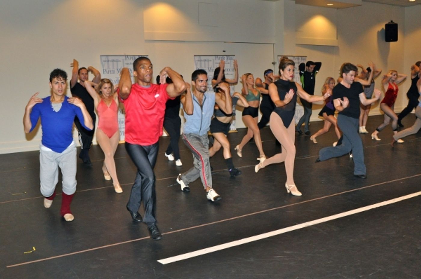 Photo Coverage: Paper Mill Playhouse's A CHORUS LINE Cast Meets the Press!  Image