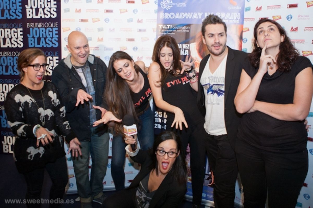 Alia Shawa, Fernando Samper, Carolina MorÃ¡n, Teresa Abarca, David Velardo y SÃ¡ra PÃ©rez at 
