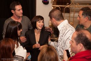 Susan Egan firma sus discos tras el concierto Photo
