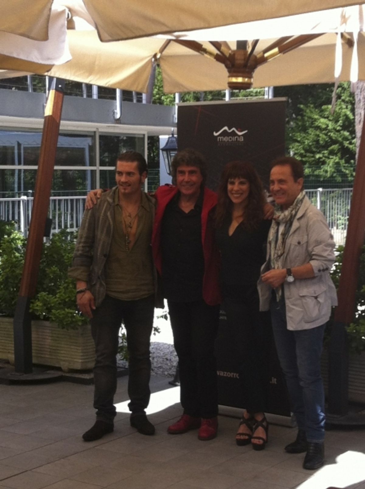 Roberto Rossetti, Stefano D'Orazio, Jacqueline Ferry, Roby Facchinetti at 