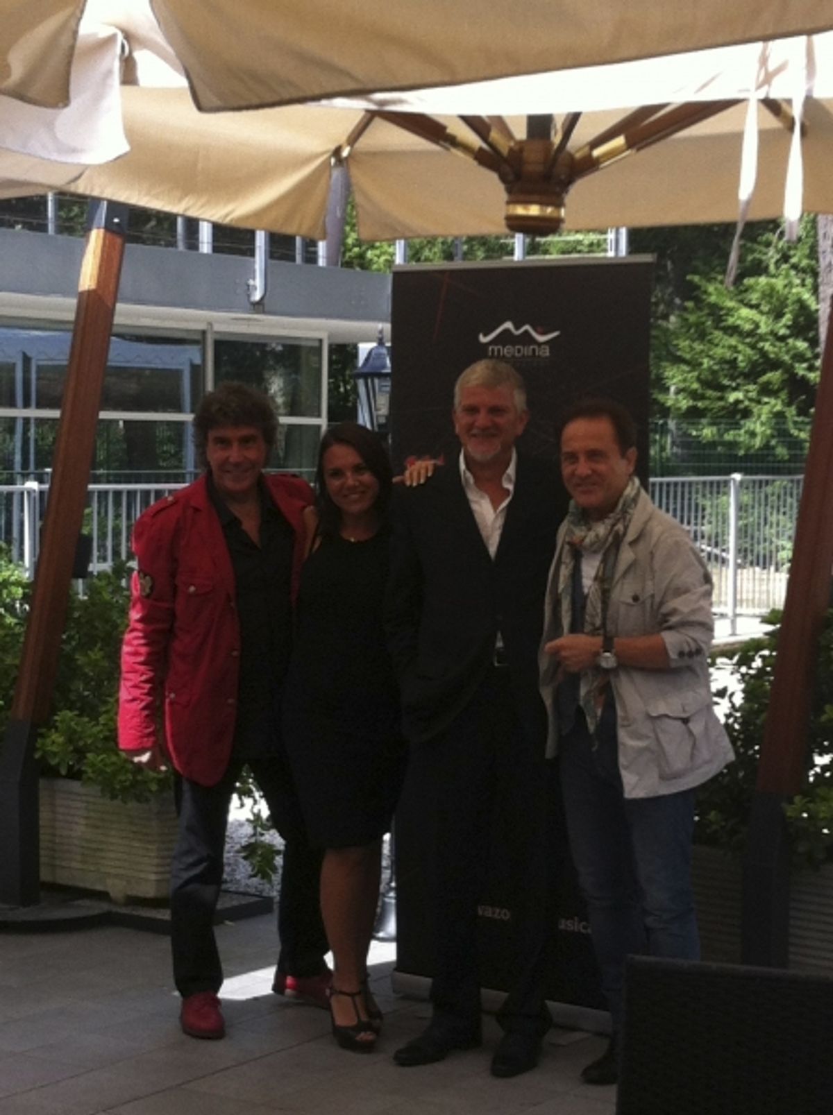 Stefano D'Orazio, Barbara Rendano, Lello Abate, Roby Facchinetti at 