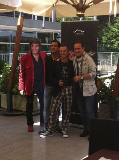 Stefano D'Orazio, Fabrizio Angelini, Gianfranco Vergoni, Roby Facchinetti Photo