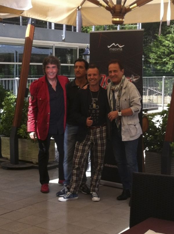 Stefano D'Orazio, Fabrizio Angelini, Gianfranco Vergoni, Roby Facchinetti Photo