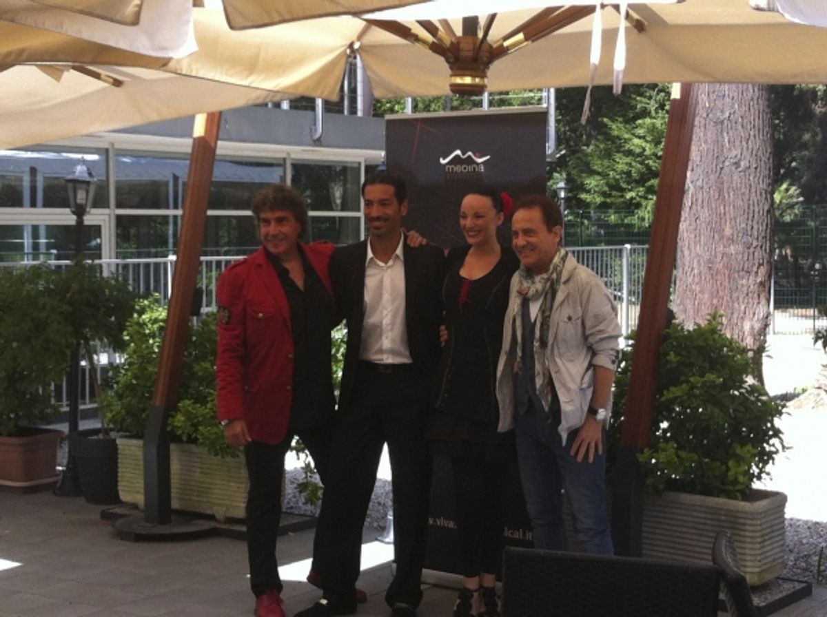 Stefano D'Orazio, Michel Altieri, Alberta Izzo, Roby Facchinetti at 