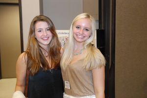  Monique and Nicolette Groen (HSMT Alums). Photo