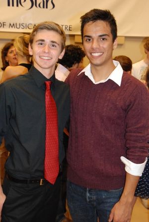 Jacob Ables (HSMT student) and Clay Moore (HSMT student). Photo