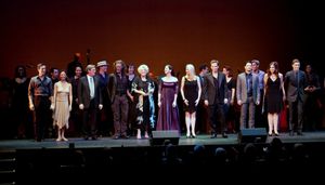 Curtain call with Kurt Froman, Kristine Bendul, Richard Thomas, John Glover, Tyne Daly, Camille Zamora, Marin Mazzie, Malcolm Gets, Sean Palmer, Lindsay Mendez, Derek Klena @ BroadwayWorld Curtain call with Kurt Froman, Kristine Bendul, Richard Thomas, John Glover, Tyne Dal Photo