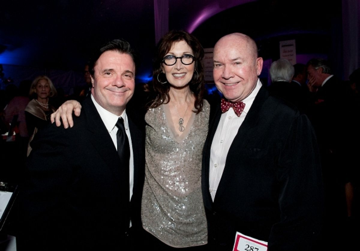  Gala guests Nathan Lane, Joanna Gleason, and Jack OÃ¢â‚¬â„¢Brien at 