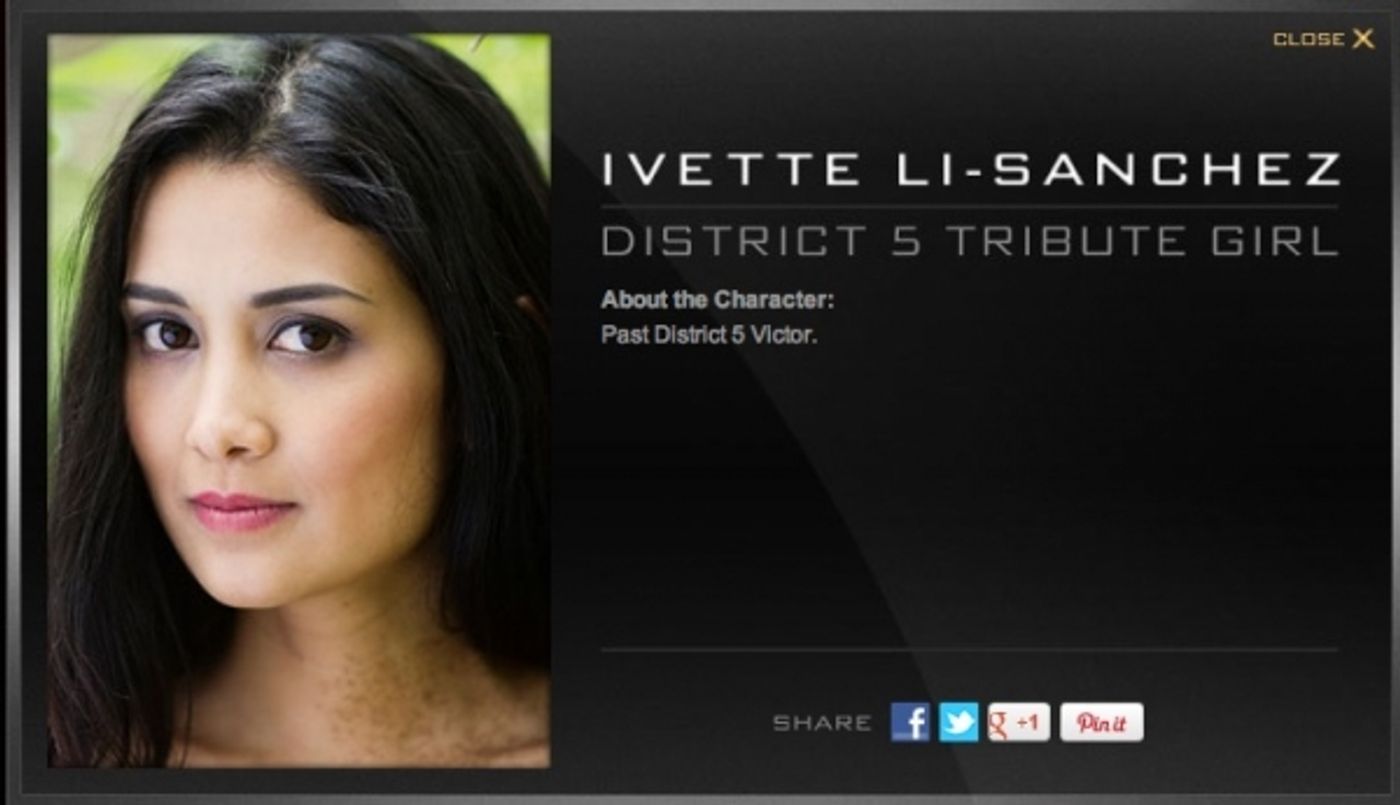 Photo Flash: CATCHING FIRE Completes Cast - Meet the Tributes!  Image