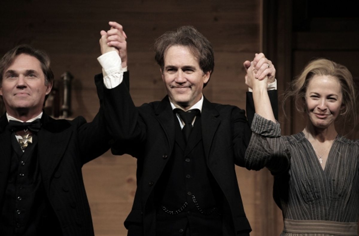  Richard Thomas, Boyd Gaines and Kathleen McNenny  at 