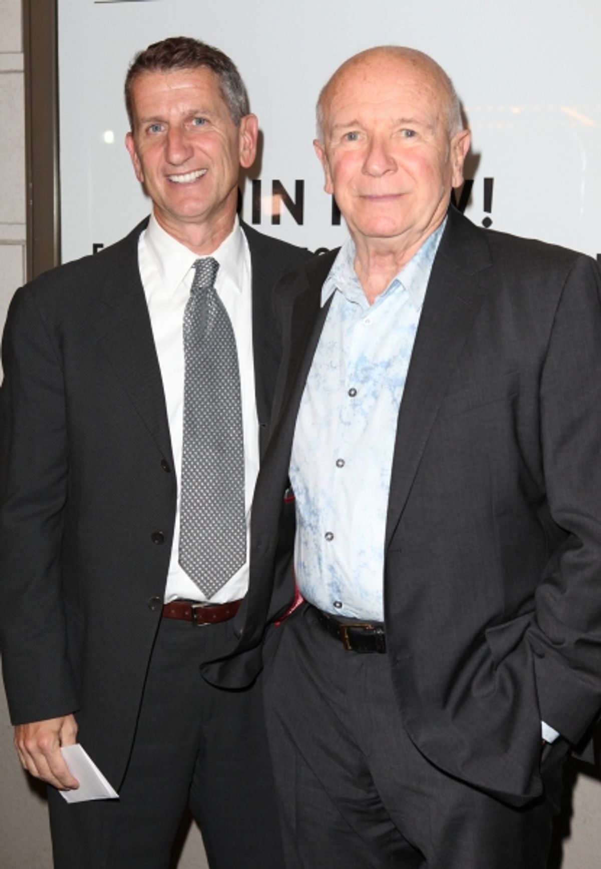 Terrence McNally and his husband Tom Kirdahy at 