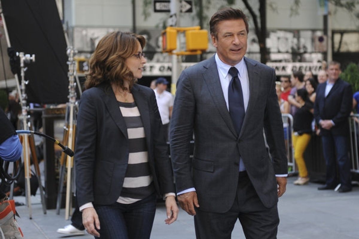 Tina Fey, Alec Baldwin at 