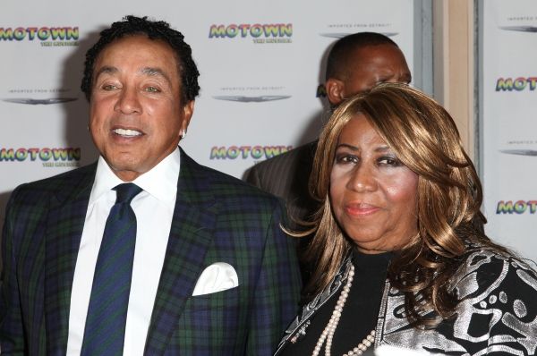 Smokey Robinson and Aretha Franklin  Photo