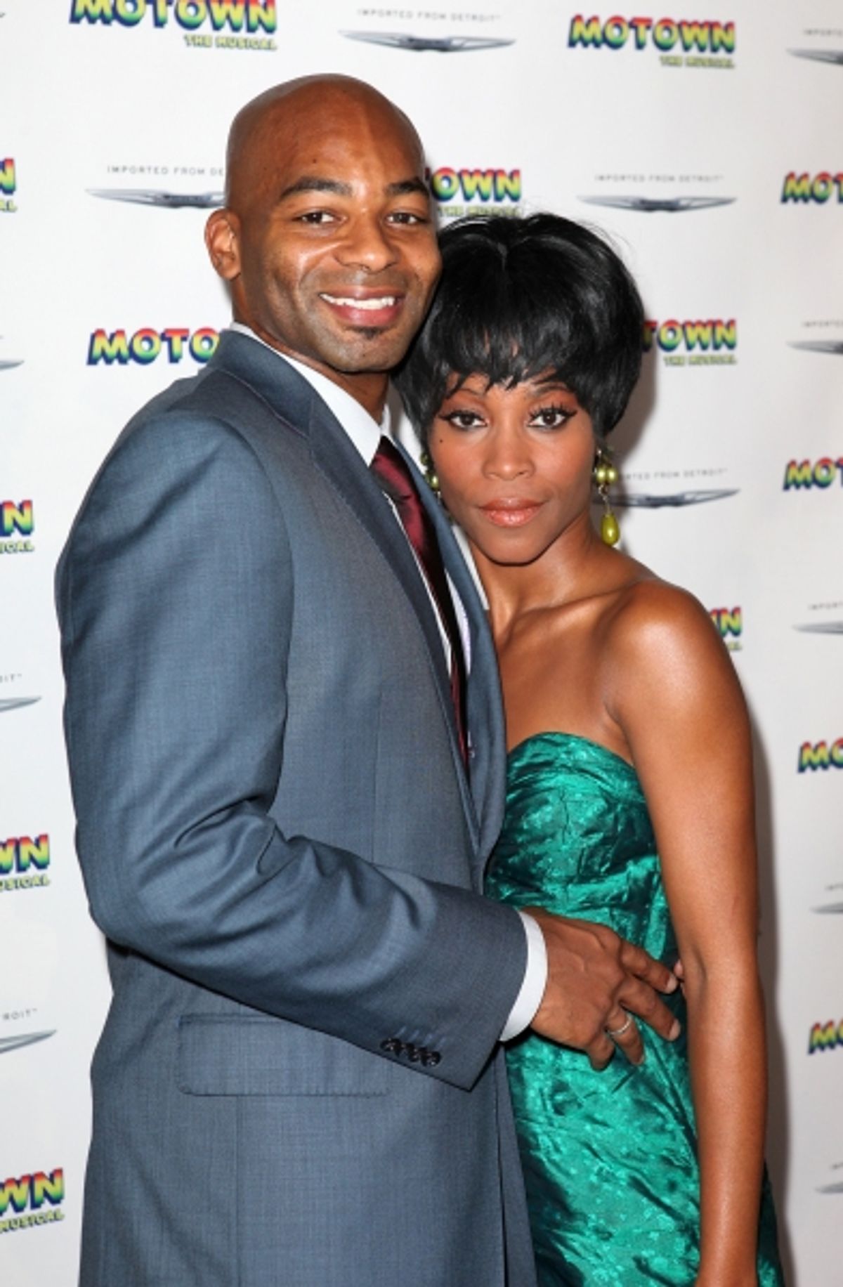 Brandon Victor Dixon and Valisia LeKae  at 