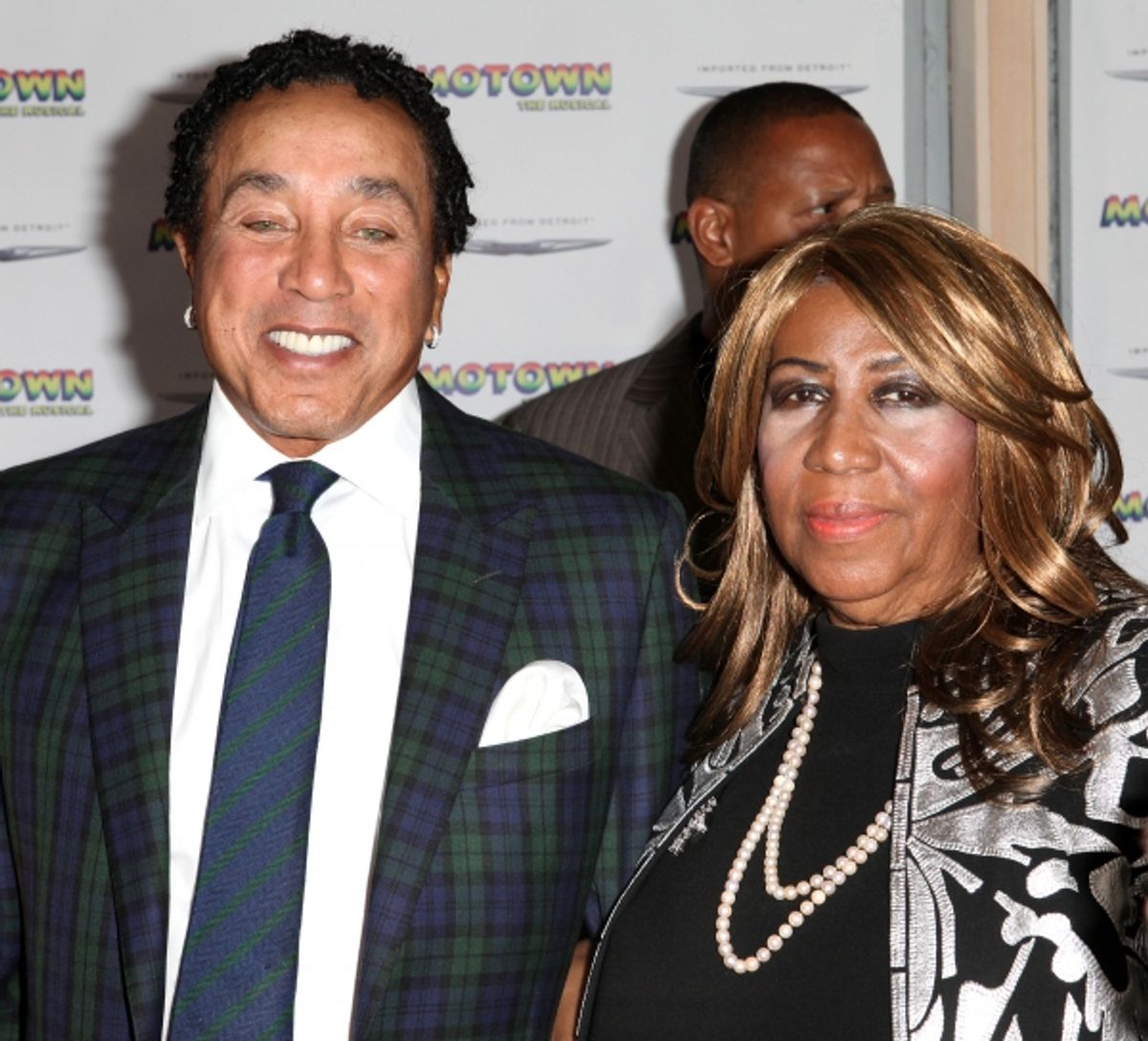 Smokey Robinson and Aretha Franklin  at 