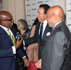 L.A. Reid, Smokey Robinson  and Berry Gordy Jr.  Photo