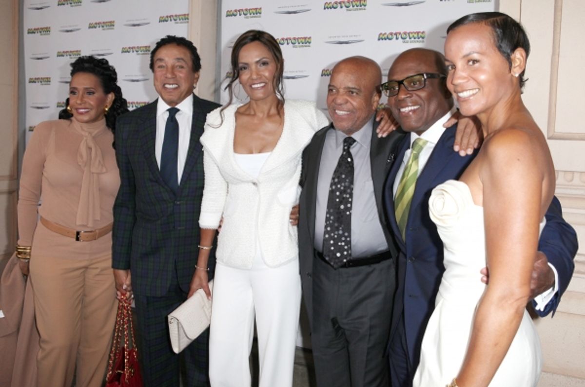 Frances Gladney Robinson, Smokey Robinson, Eskedar Gobeze, Berry Gordy Jr., L.A. Reid and Erica Holton Reid  at 