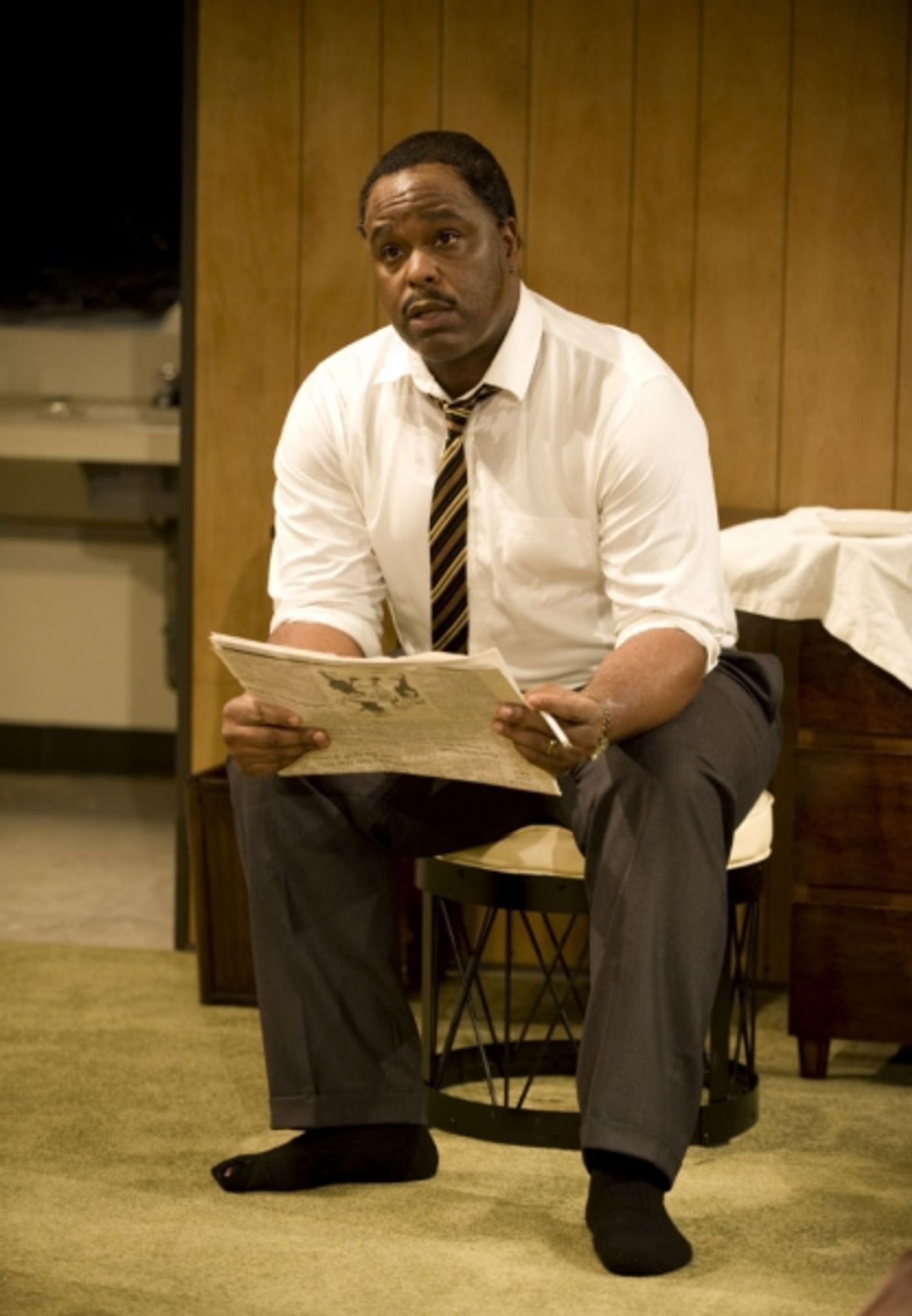 Photo Flash: First Look at J. Bernard Calloway and Kikiya Mathis in Milwaukee Rep's THE MOUNTAINTOP  Image
