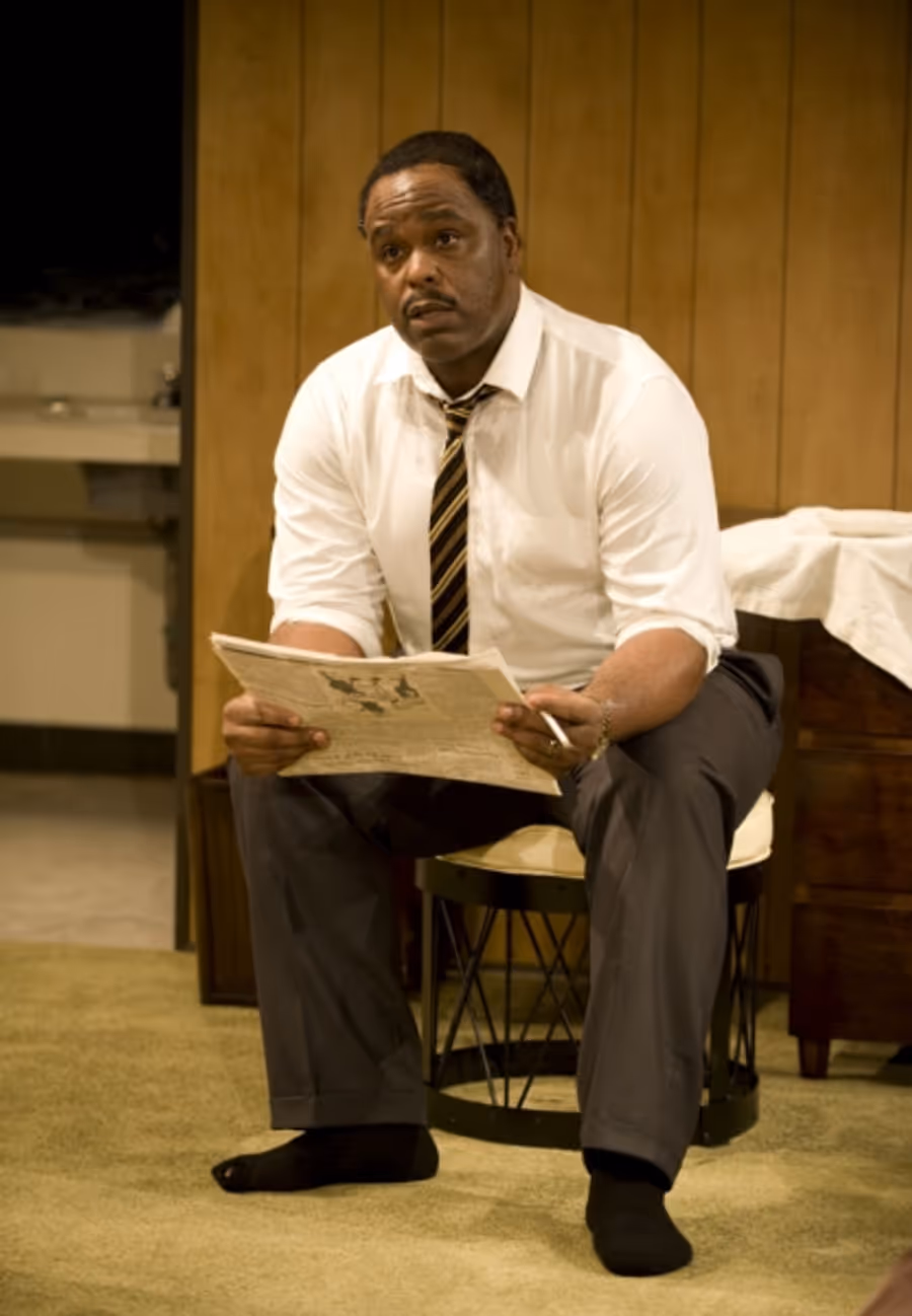 Photo Flash: First Look at J. Bernard Calloway and Kikiya Mathis in Milwaukee Rep's THE MOUNTAINTOP Image