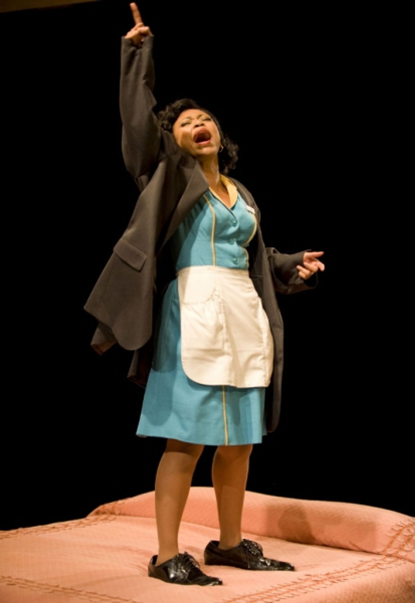 Photo Flash: First Look at J. Bernard Calloway and Kikiya Mathis in Milwaukee Rep's THE MOUNTAINTOP  Image