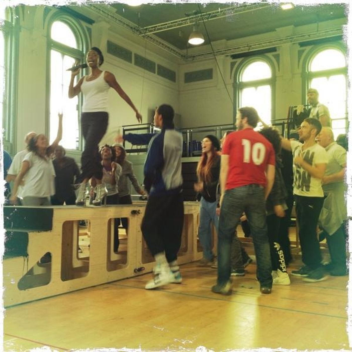 Photo Flash: In Rehearsal with Heather Headley & the Cast of THE BODYGUARD  Image