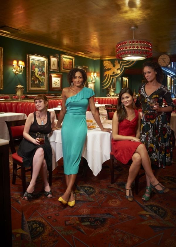 : Brittain Ashford, Amelia Workman, Phillipa Soo, Amber Gray Photo