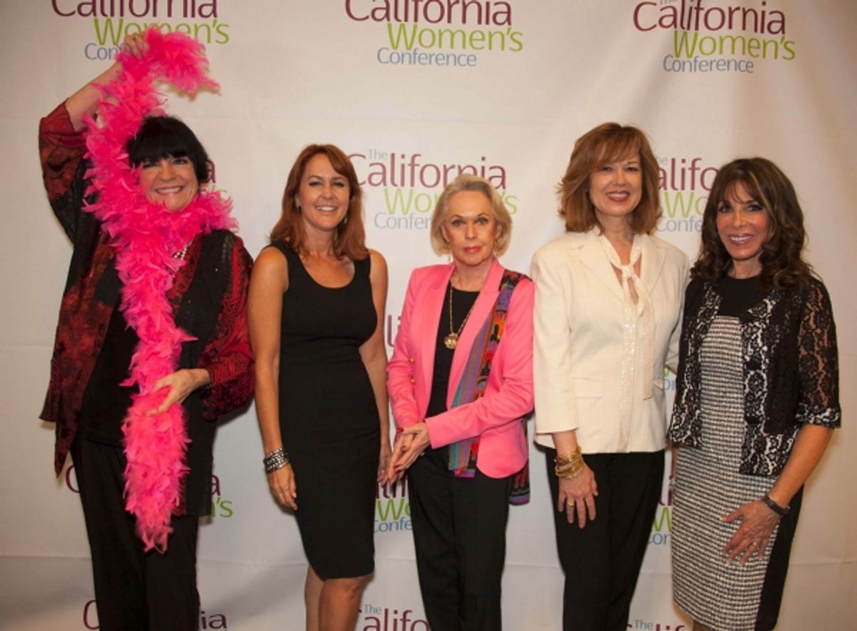 JoAnne Worley, Erin Murphy, Tippi Hedren, Lee Purcell and Kate Linder at 