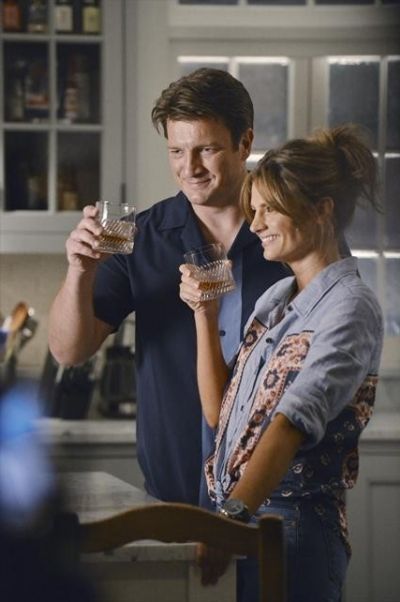 NATHAN FILLION, STANA KATIC Photo