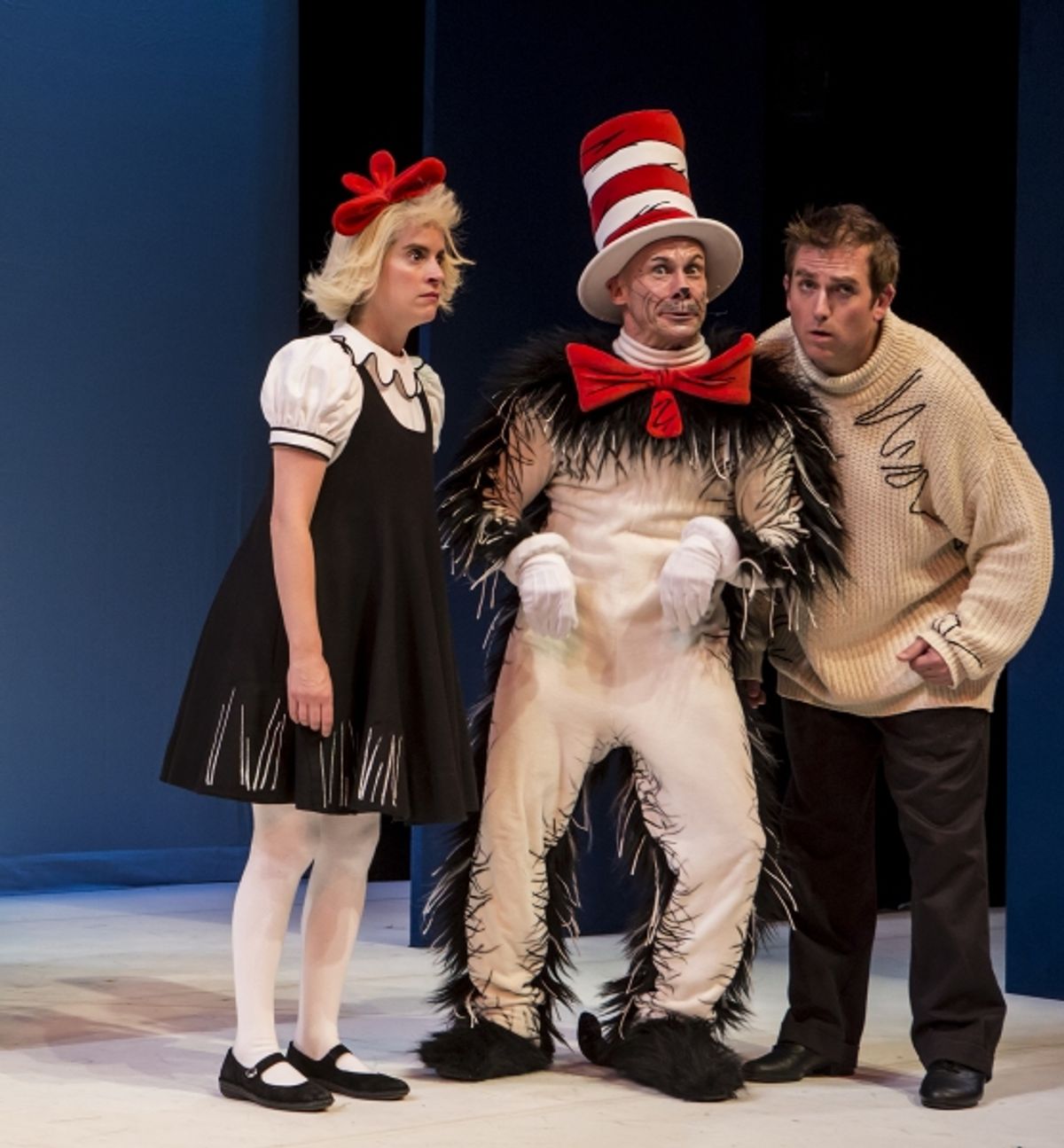 ELise Langer as Girl, Dean Holt as Cat in the Hat and Douglas Neithercott as Boy

 at 