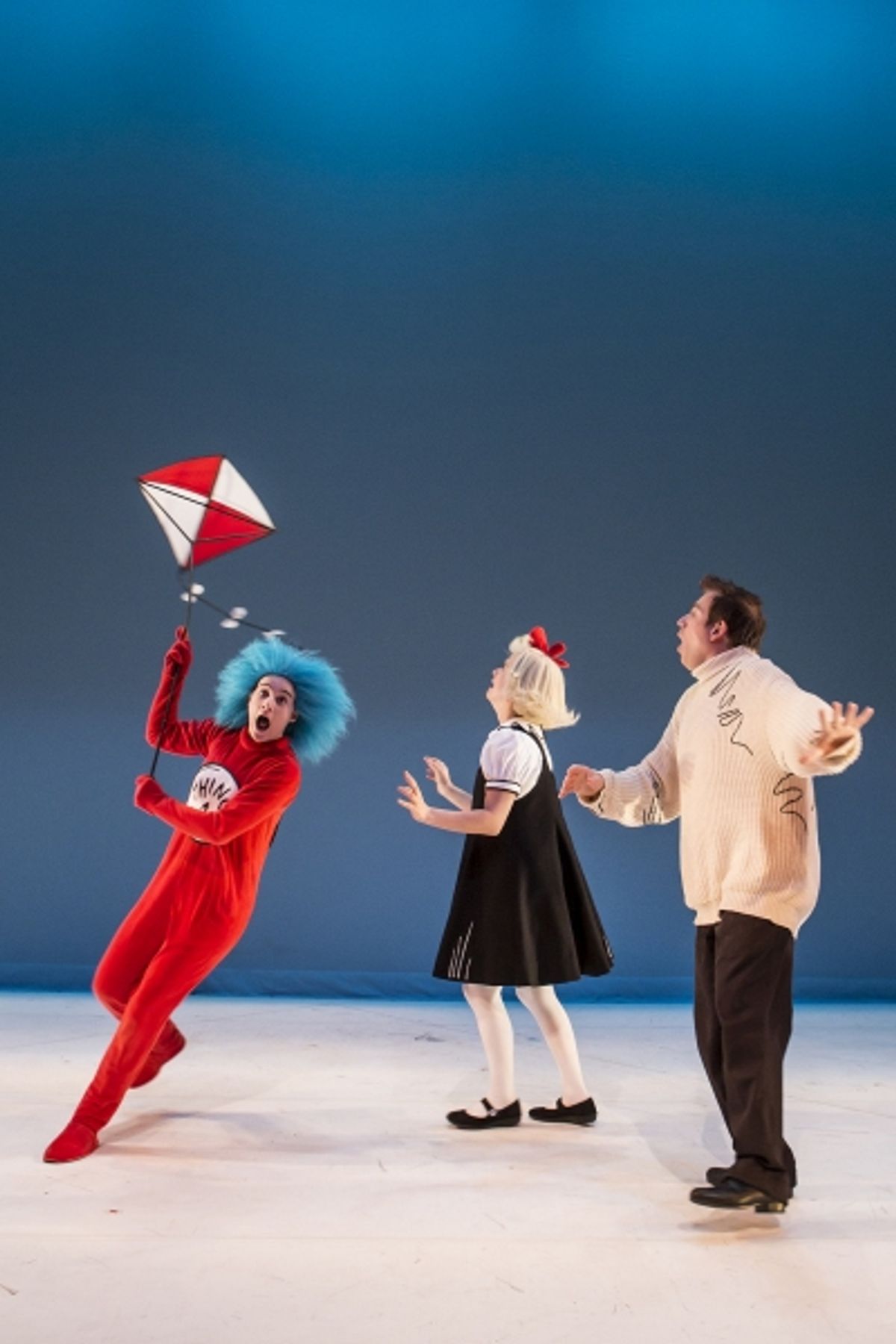 Noah Crandell as Thing 2, ELise Langer as Girl and Douglas Neithercott as Boy

 at 