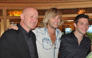 George Donaldson, Keith Harkin and Colm Keegan Photo