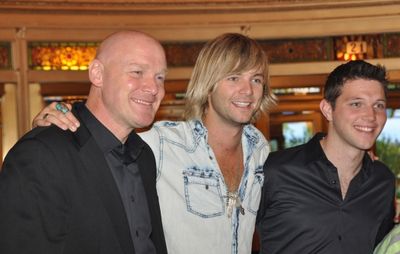 George Donaldson, Keith Harkin and Colm Keegan Photo