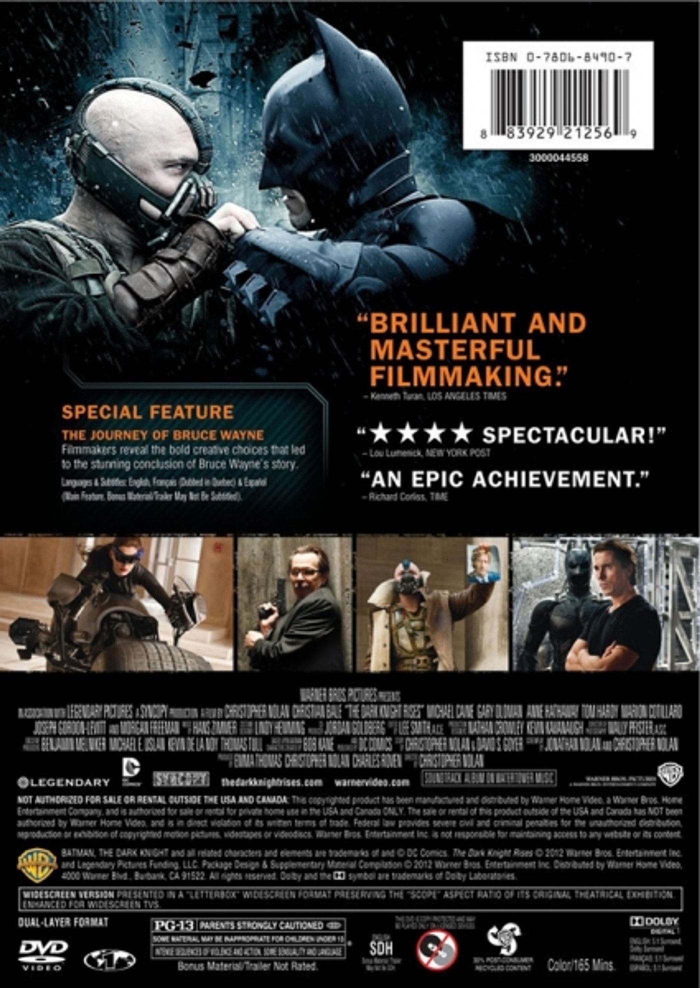 Photo Flash: Artwork and Details Revealed for THE DARK KNIGHT RISES on Blu-ray & DVD! Photo Flash: Artwork and Details Revealed for THE DARK KNIGHT RISES on Blu-ray & DVD! Image