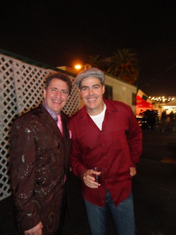 Louis Prima Jr. (L) and Adam Carolla (R) Photo